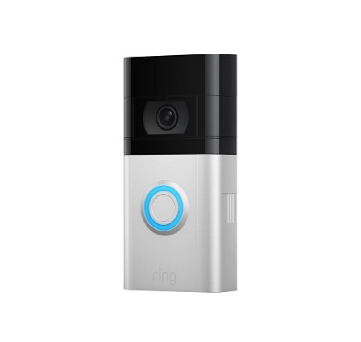 Ring Video Doorbell 4 with Quick-Release Battery Pack, Wireless Smart Video Doorbell Camera, Satin Nickel