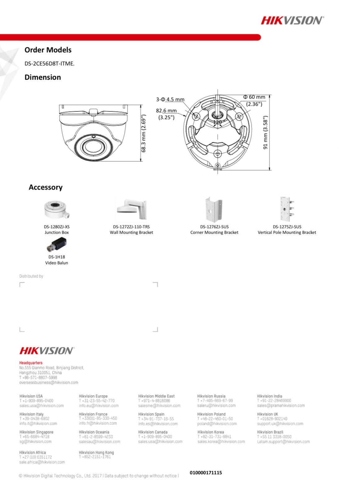 DS-2CE56D8T-ITME-2.8MM