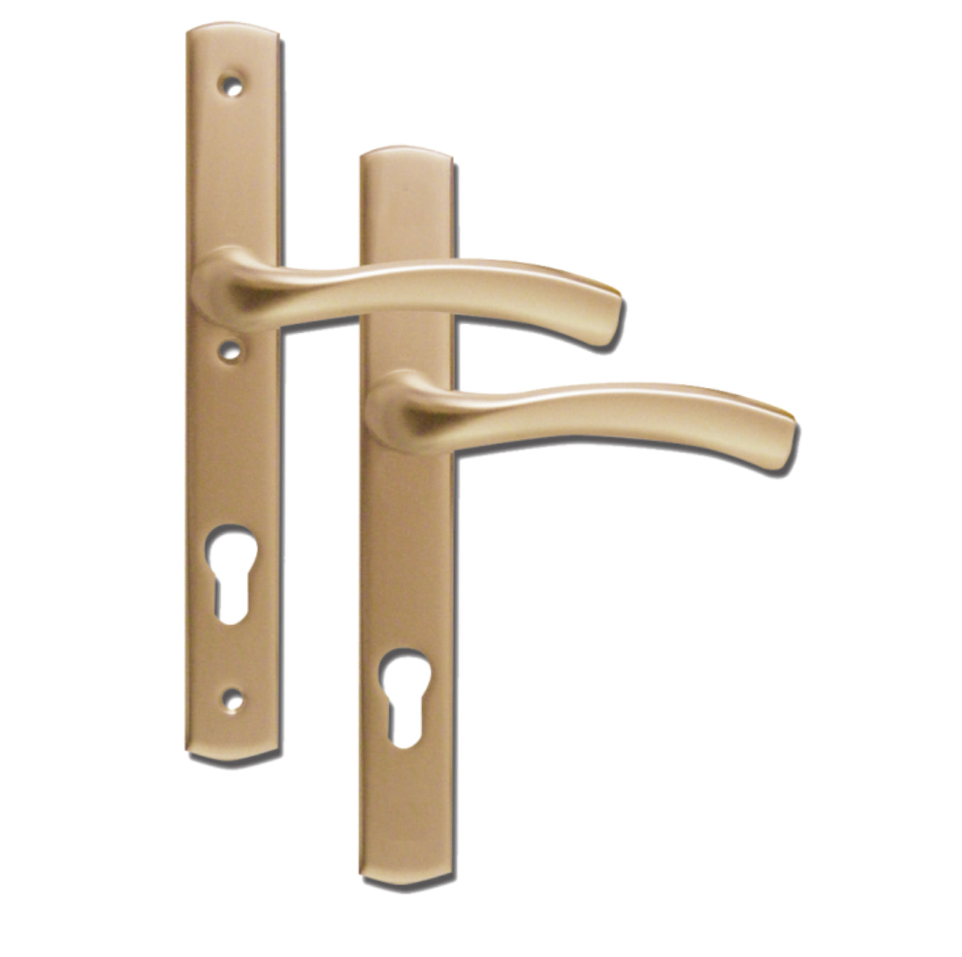 WINKHAUS Palladio XL 92 Lever/Lever UPVC Furniture Gold