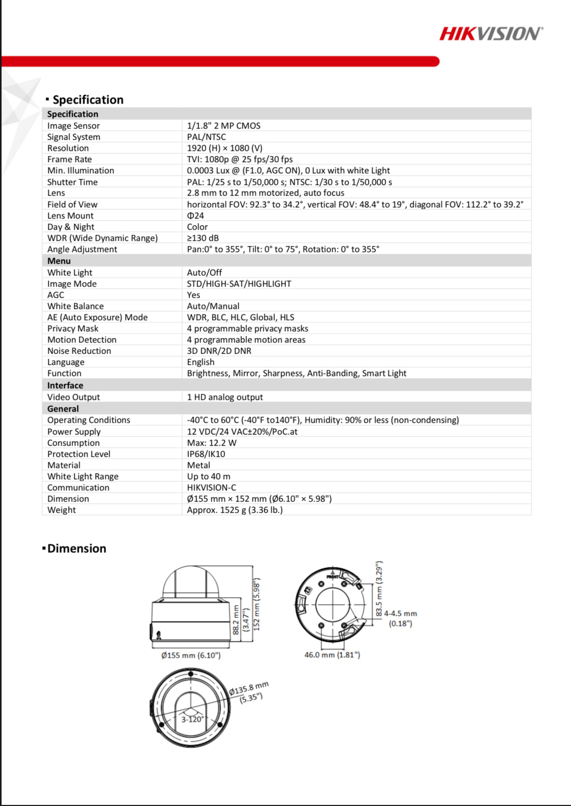 DS-2CE59DF8T-AVPZE