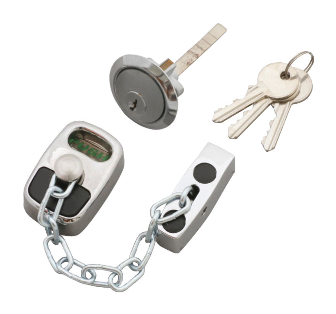 ASEC Door Chain with External Cylinder