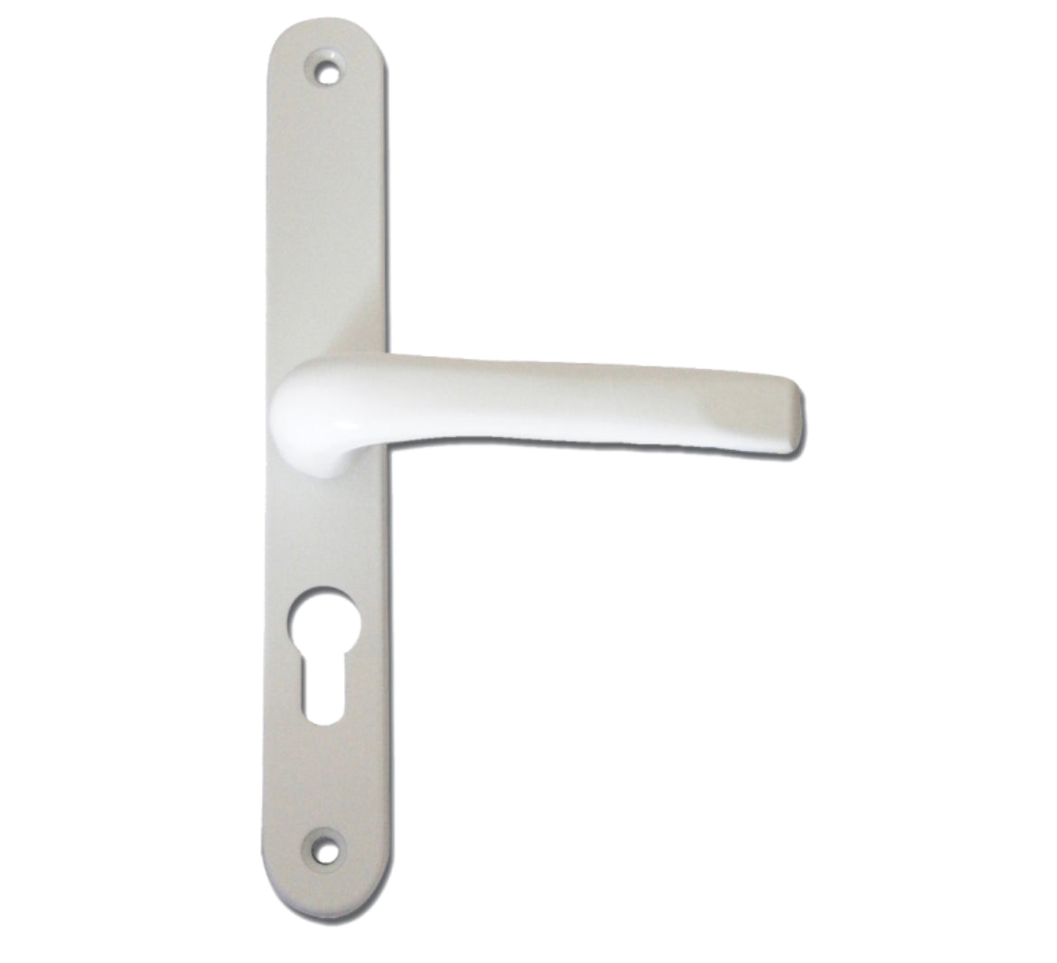 ASEC 70 Lever/Lever UPVC Furniture - 270mm Backplate