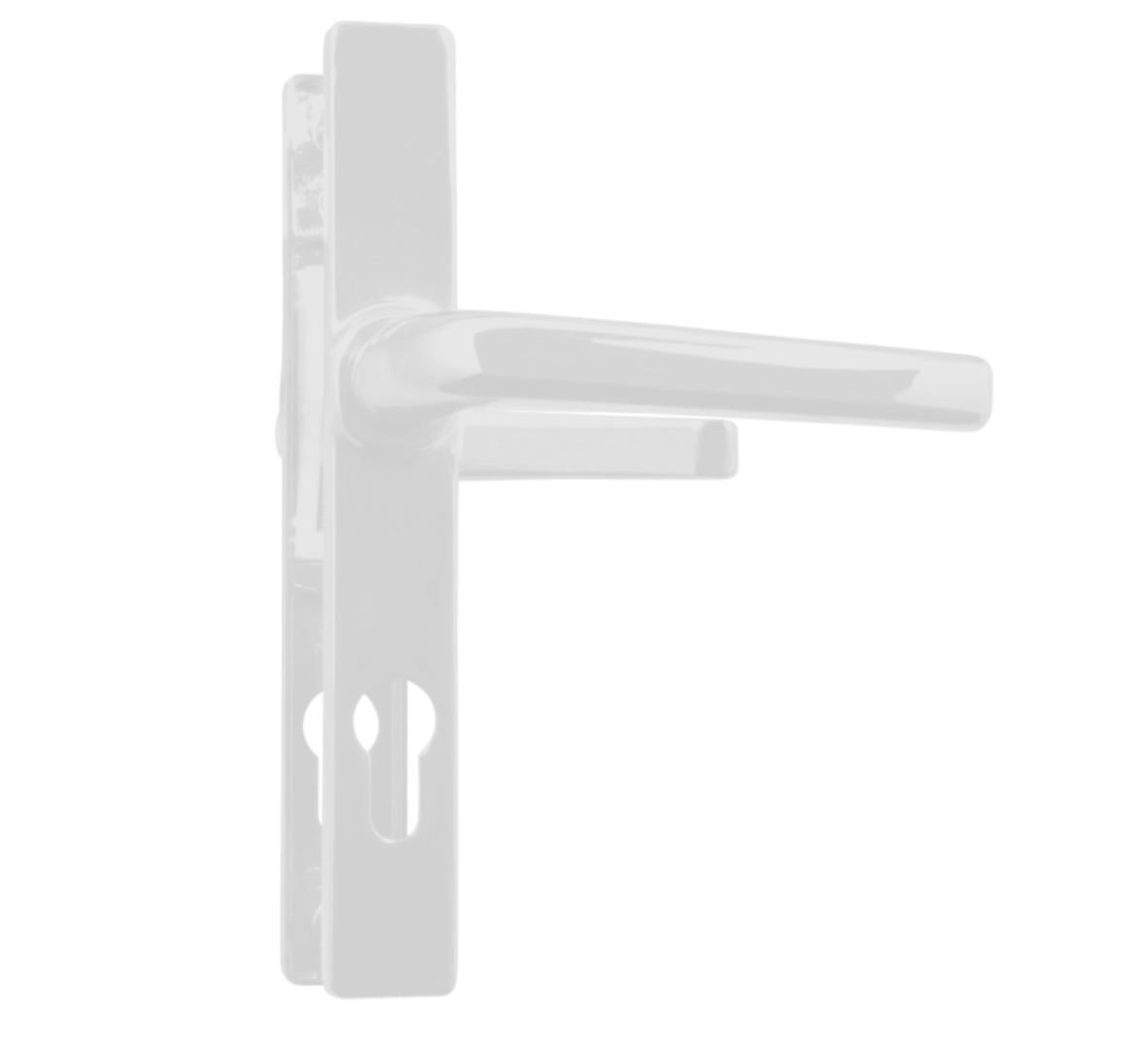 ASEC 70 Lever/Lever Door Furniture To Suit Ferco - 205mm Backplate