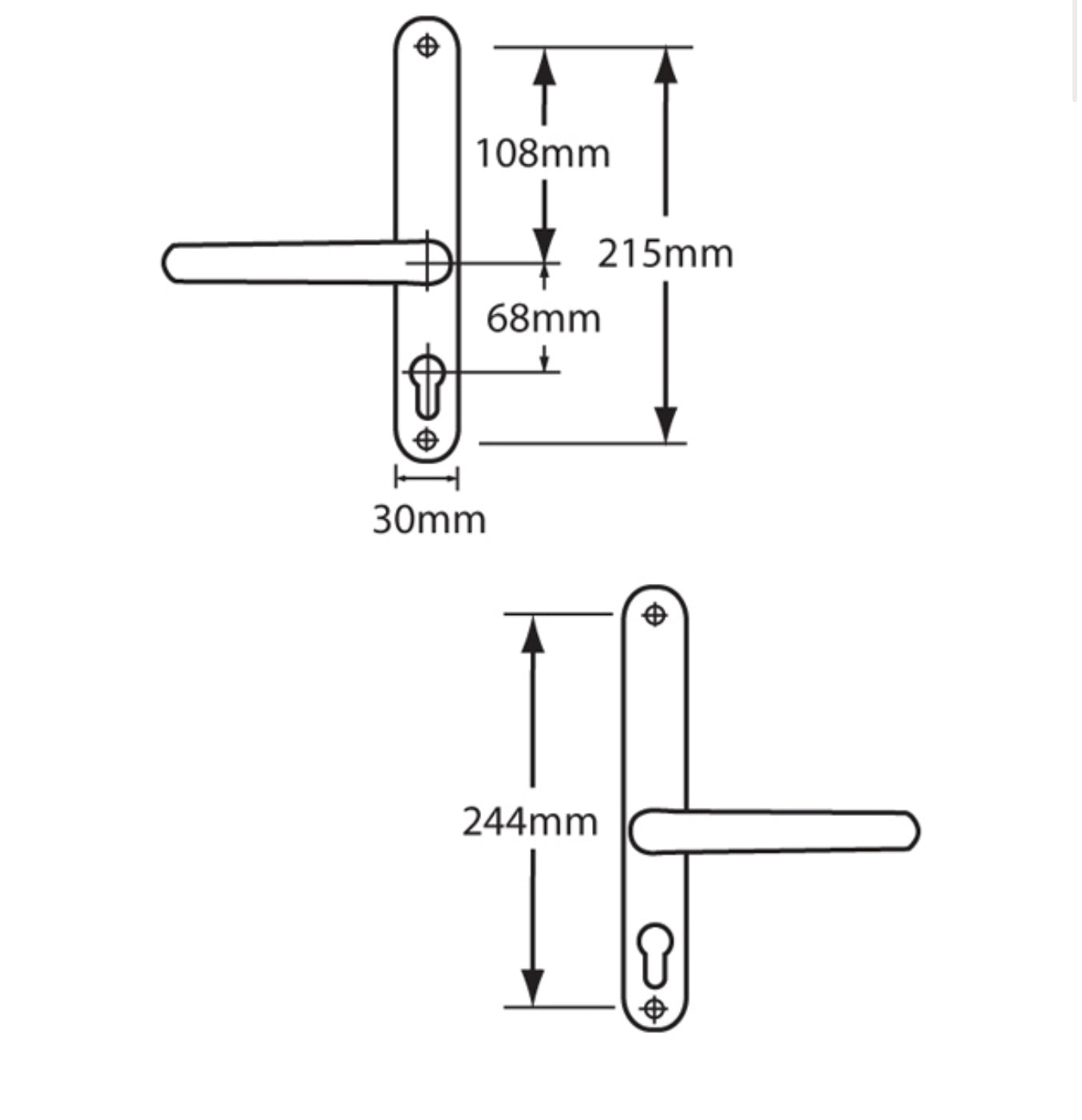 FULLEX 68 UPVC Furniture - No Snib