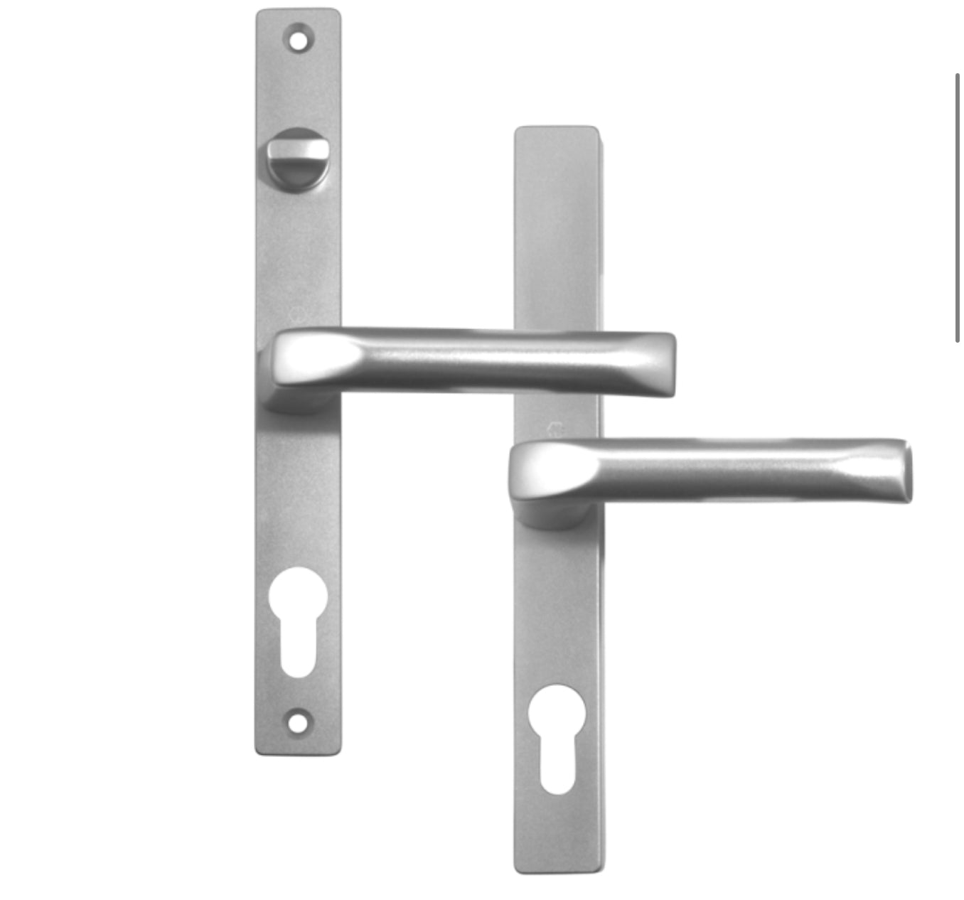 HOPPE UPVC Lever Door Furniture To Suit Fullex c/w Snib Silver