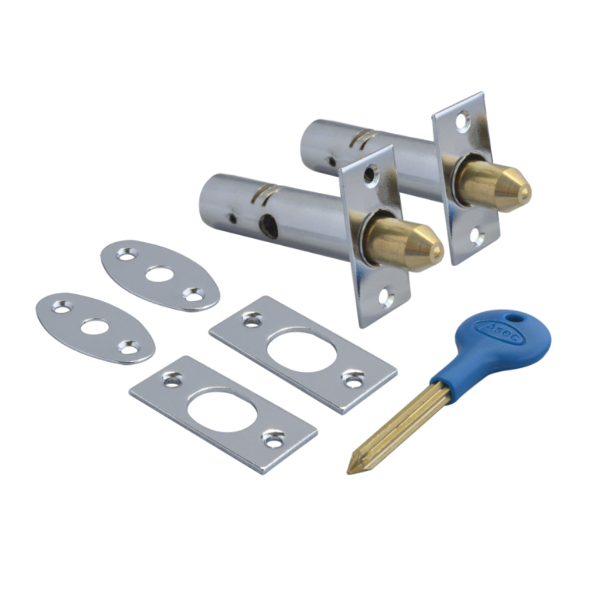 ASEC Door Security Rack Bolt & Key