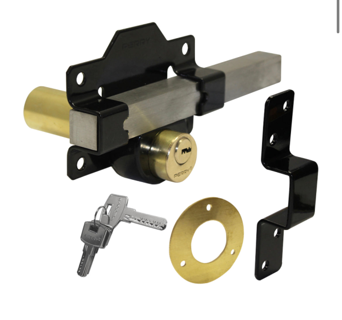 A PERRY Double Locking Long Throw Gate Lock