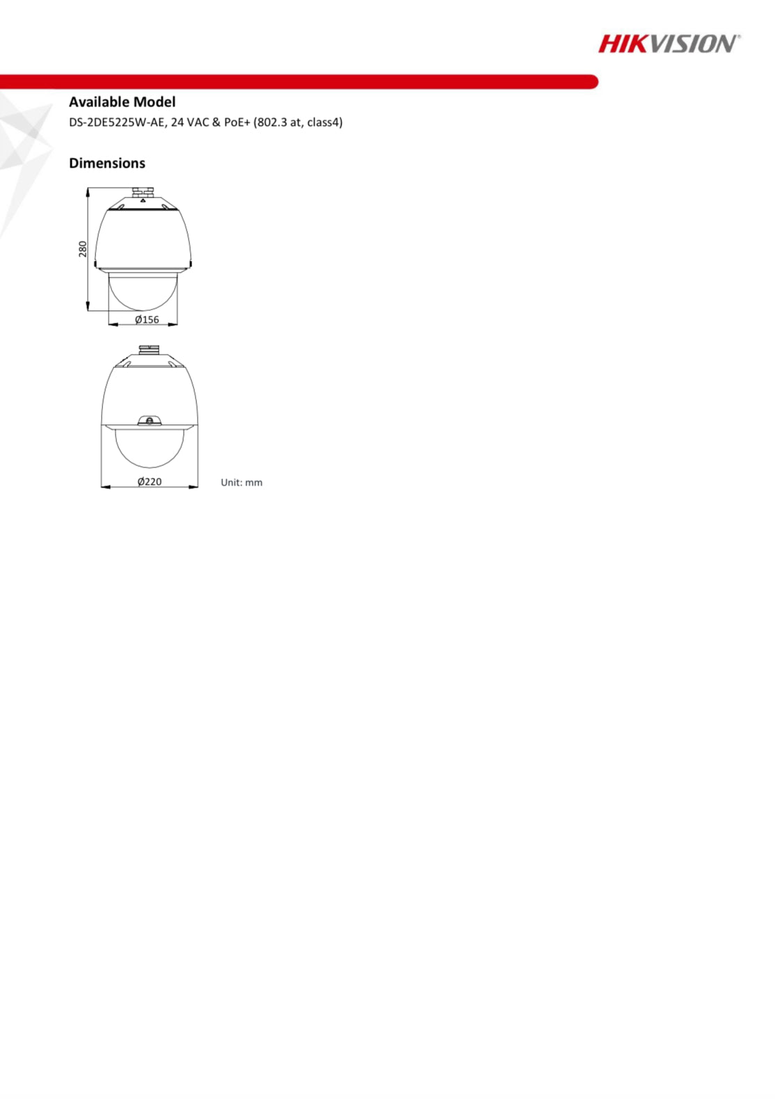 DS-2DE5225W-AE