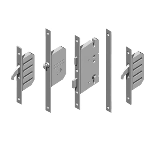 WINKHAUS AV2 EntryGuard Lever Operated Latch & Deadbolt 20mm Radius - 2 Hook