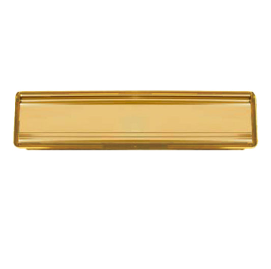 Aluminium Letter Box - 305mm Wide Gold