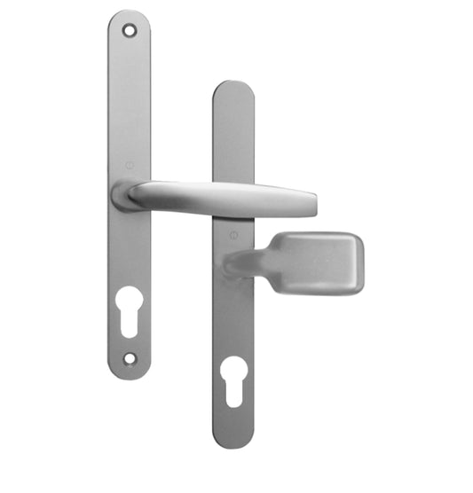 ASEC 68mm Lever Pad UPVC Door Furniture With Snib