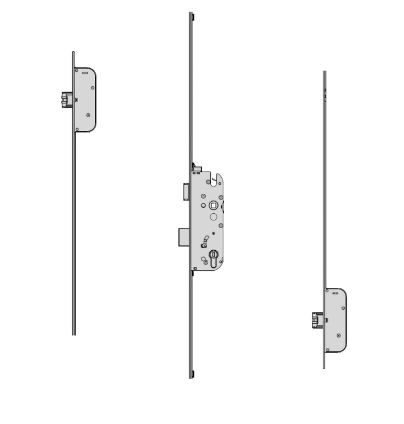 GU Secury Auto A2 1770 Multipoint Lock - 2 Deadlocks