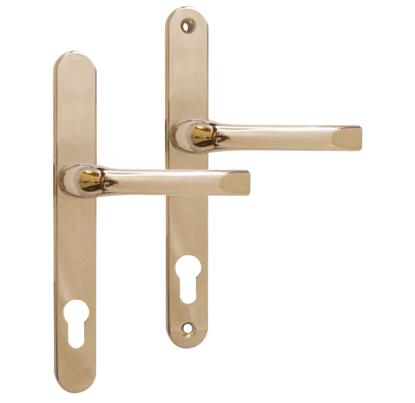 ASEC Lever/Lever UPVC Furniture To Suit Roto - 230mm Backplate