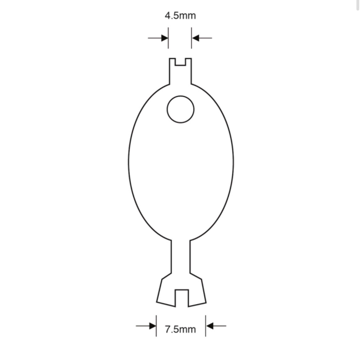 ASEC TS7259 Emergency Light Test Key