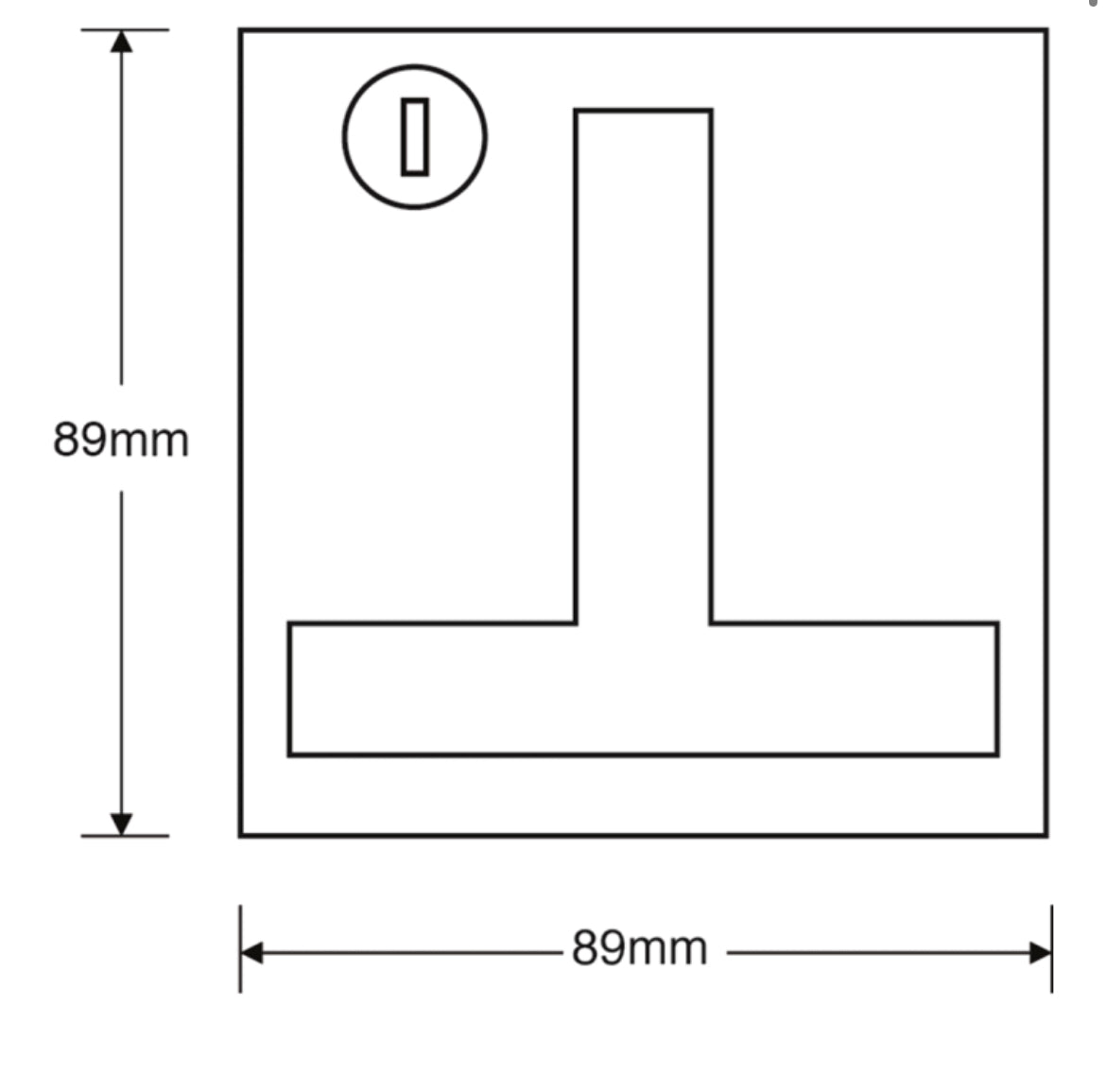 HENDERSON 002039 Flush Merlin Garage Door Lock