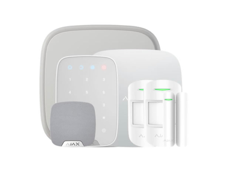 Ajax Alarm Kit Hub 2 (TenPlus) White