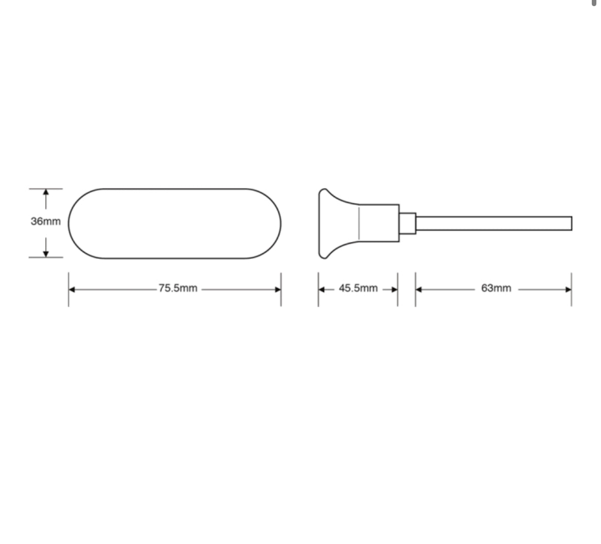 HENDERSON HEN0155 Merlin Garage Door Handle