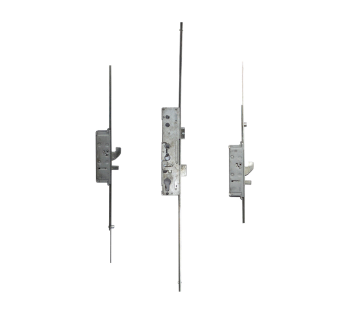 LOCKMASTER Lever Operated Latch & Deadbolt Synseal Single Spindle - 2 Hook 2 Anti-Lift 2 Roller