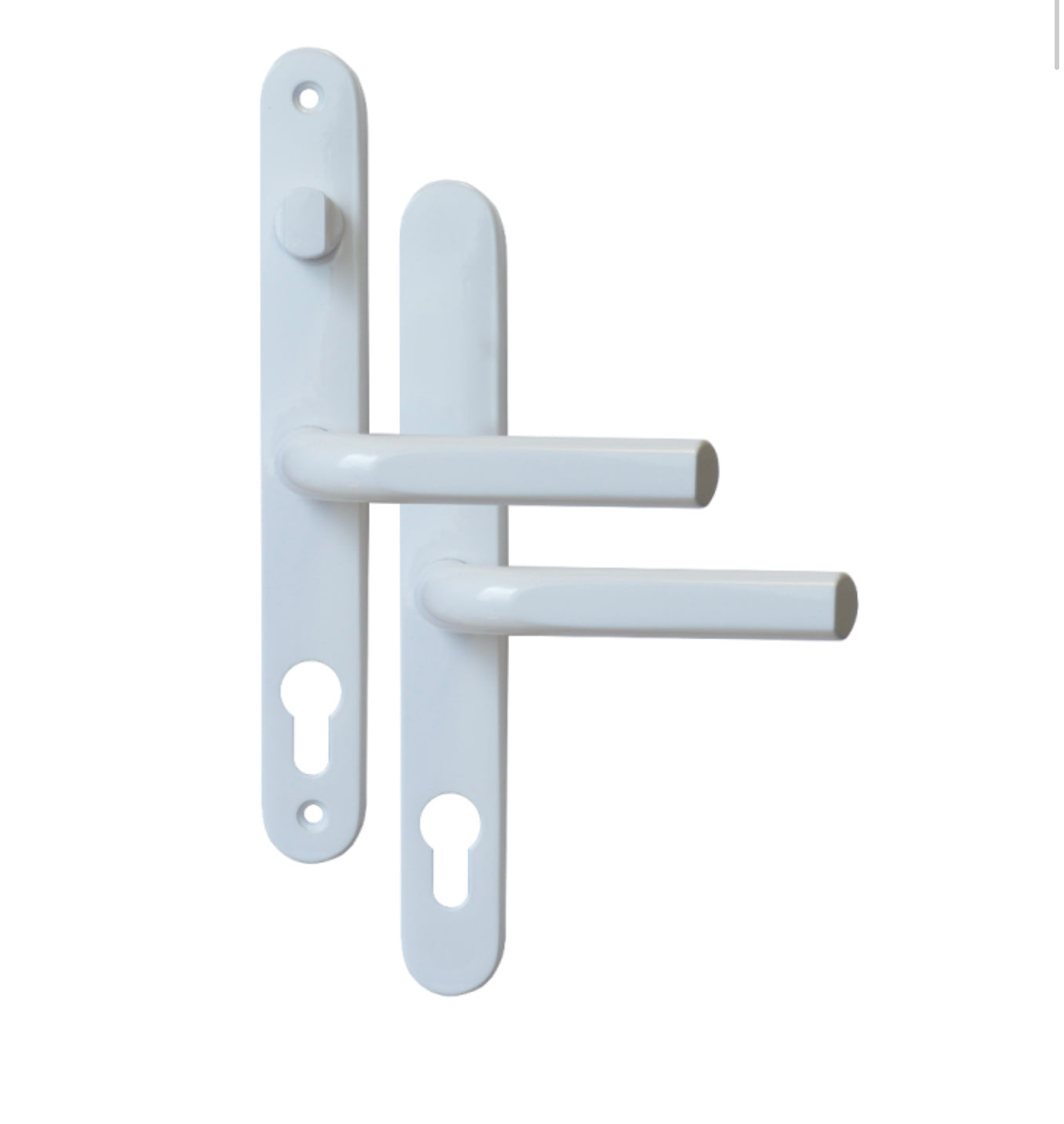 ASEC 68mm Lever UPVC Door Furniture With Snib