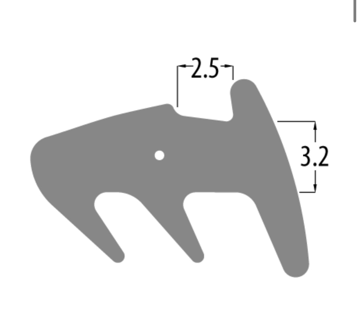 REDDIPLEX TPR 3.2mm Wedge Gasket To Suit UPVC Doors & Windows