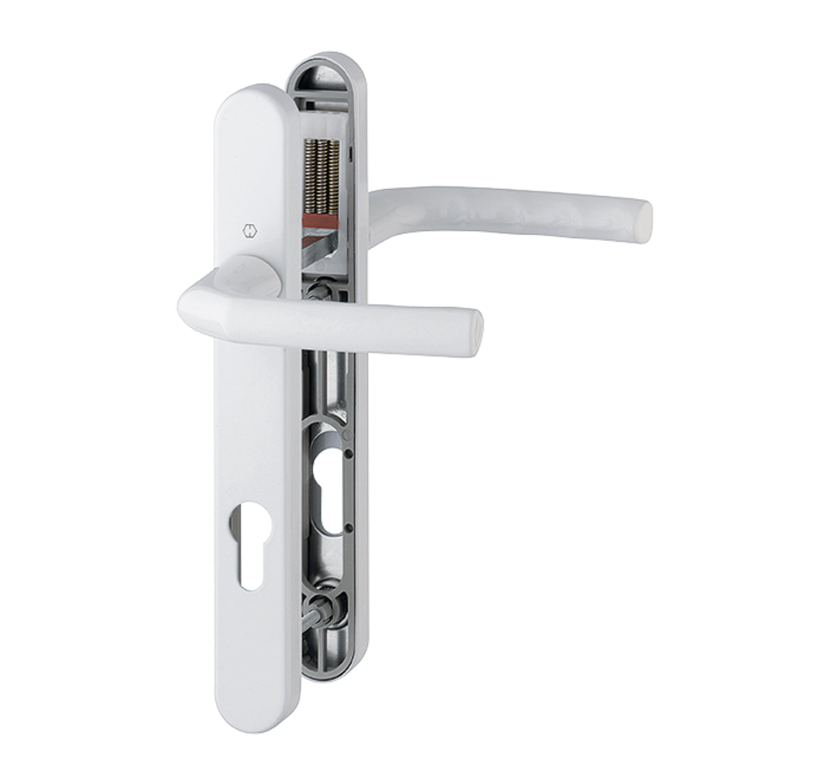 HOPPE Birmingham 92mm UPVC Lever Door Furniture 122mm Screw Centers 1117/3811N