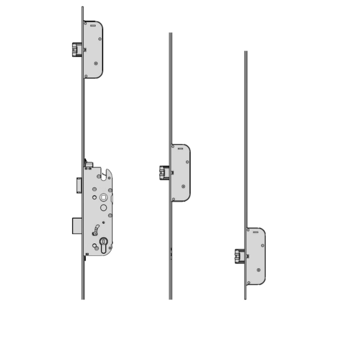 GU Secury Auto A3 1770 Multipoint Lock - 3 Deadlocks