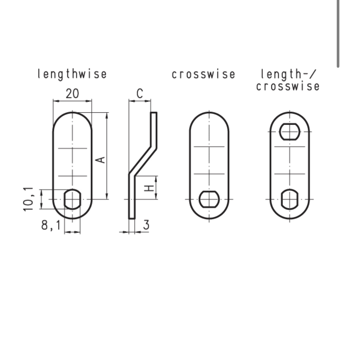 DOM 225-3 Cranked Cam