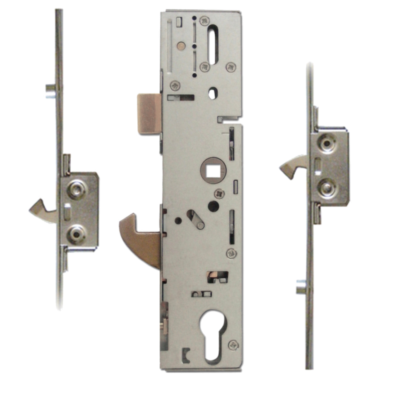 ERA 6635 Lever Operated Latch & Hook Split Spindle 16mm - 2 Hook & 2 Roller