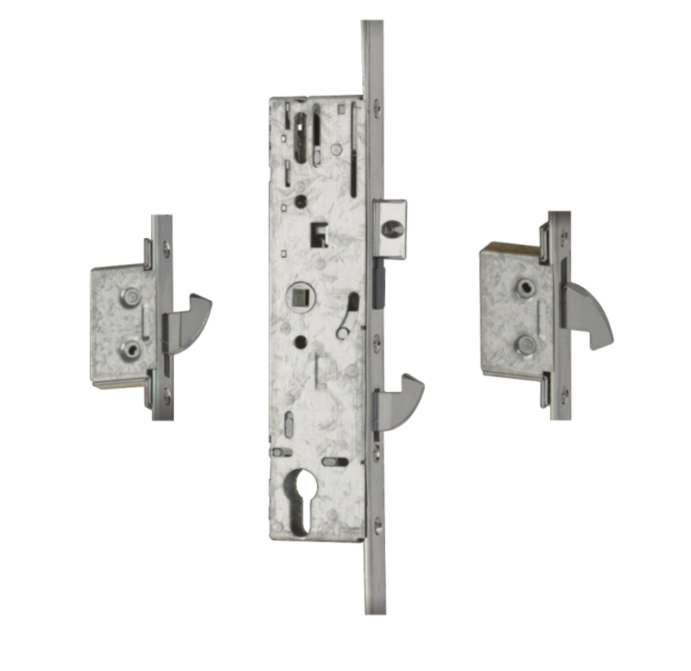 YALE YS170 Lever Operated Latch & Hookbolt Split Spindle 20mm Radius To Suit IG Doors - 2 Hook