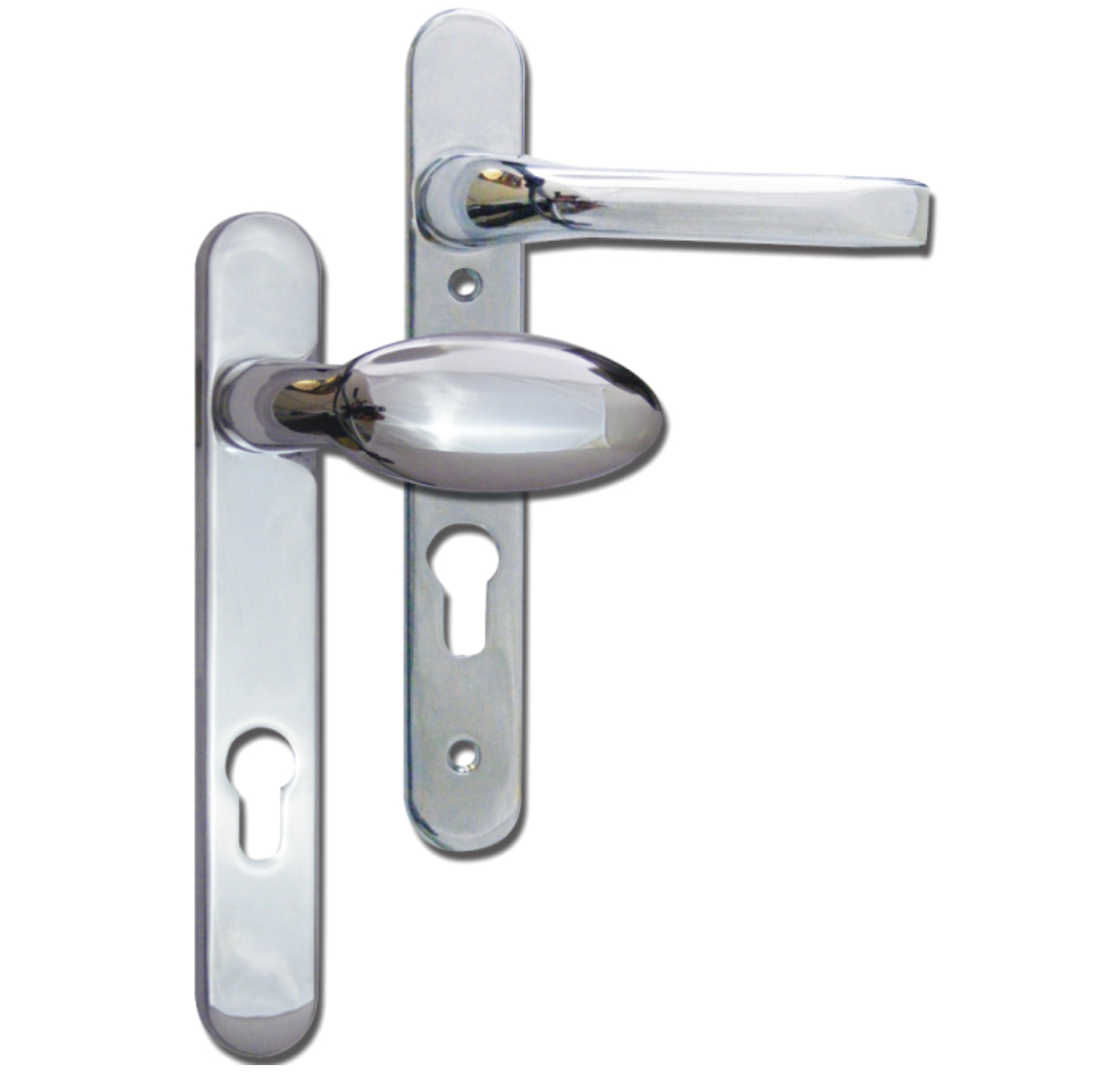 MILA Prolinea 92 Lever/Pad UPVC Furniture - 220mm Backplate