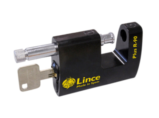 LINCE R90 Plus Monoblock Sliding Shackle Padlock
